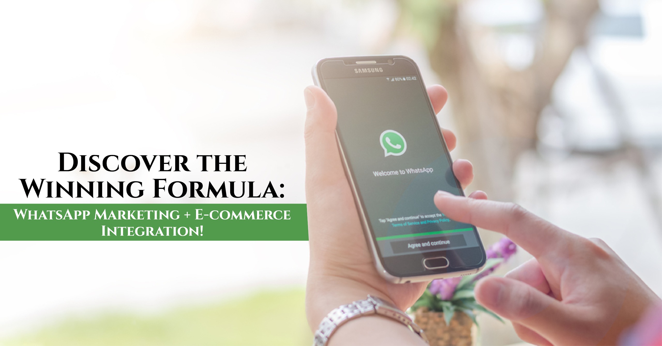 Discover the Winning Formula: WhatsApp Marketing + E-commerce Integration!